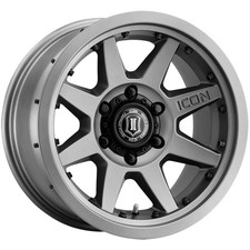 Icon Alloys Rebound Pro 17x8.5 6x135 6mm Titanium Wheel Rim 17 Inch