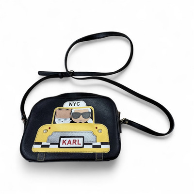 Karl Lagerfeld Maybelle NYC Taxi Cab Tweed Crossbody Bags