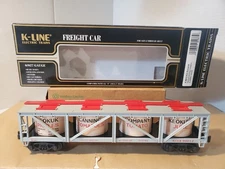 K-Line K-90012 KCC Exclusive Keokuk Canning Company Classic Vat Car New OB