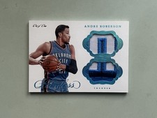 2016 Panini Flawless Dual Jersey Patch Platinum Andre Roberson 1/1 OKC Thunder