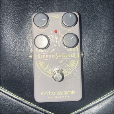 Electro-Harmonix Ripped Speaker Analog Fuzz Pedal for Electric Guitar