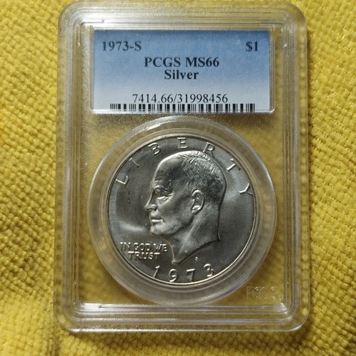 1973-S Eisenhower Dollar 40% Silver — photo from the most recent tracked eBay sale