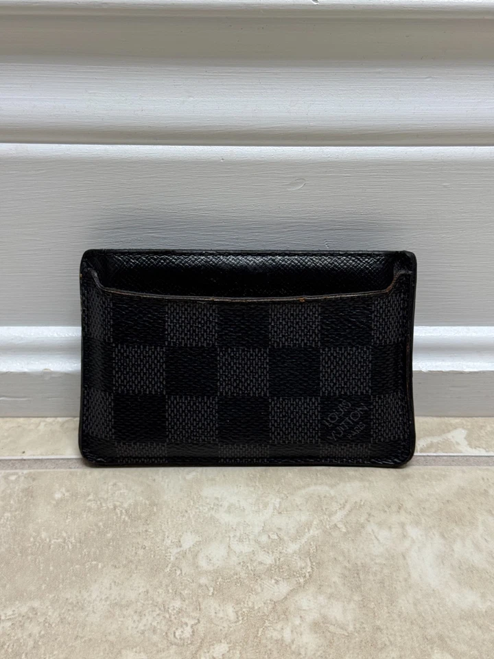 Louis Vuitton Black Damier Graphite Cardholder Wallet - Image 2 of 4