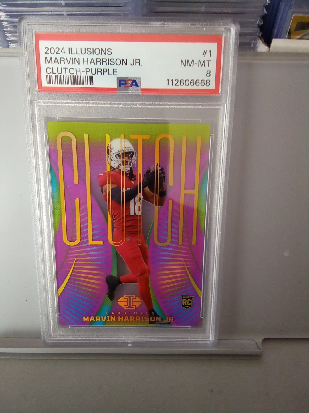 Marvin Harrison Jr. Panini Illusions Clutch #1 Purple