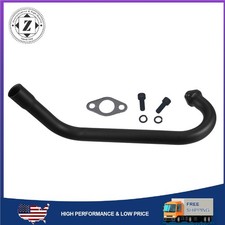 Upgrade Exhaust Pipe For Honda GX160,GX200 Black Go Kart