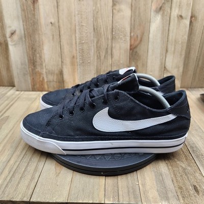 Nike Court Legacy Shoes Mens size 11 Canvas Black White  display picture 2