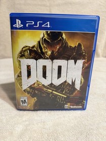 Doom PS4 NEAR MINT DISC tested + works (PlayStation 4, 2016)