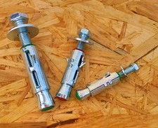 Tassello in acciaio per ancoraggio pesante, fissaggio su cemento e pietra