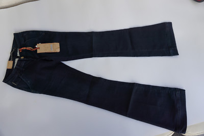 DEPT Scorpio Flare Damen Jeans stretch Hose Schlag 25/34 W25 L34 darkblue NEU.