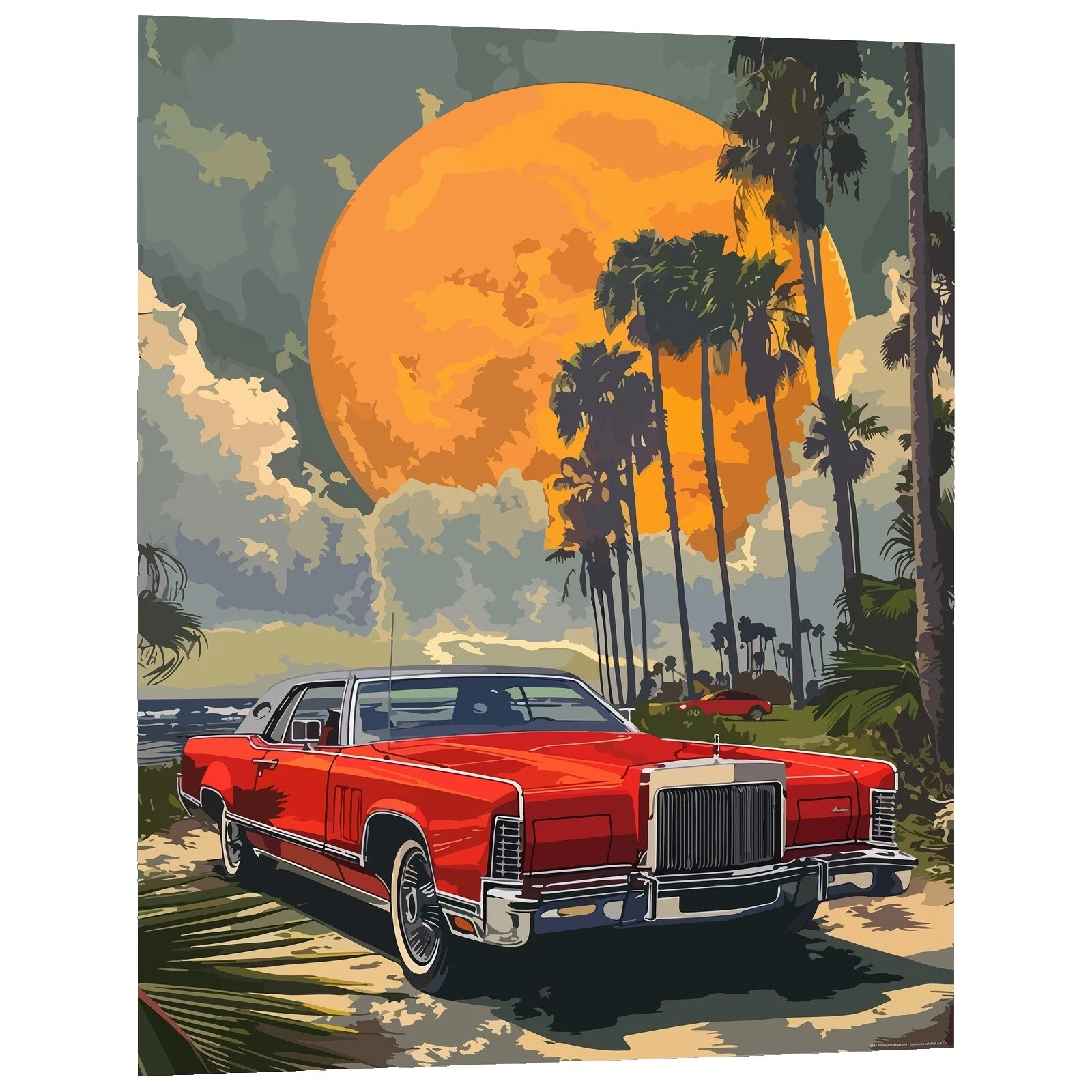 Afiches y grabados para decoración del hogar de coches