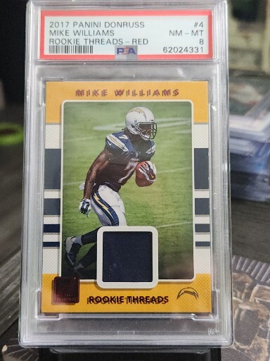Mike Williams Panini Donruss Rookie Threads #4 Base