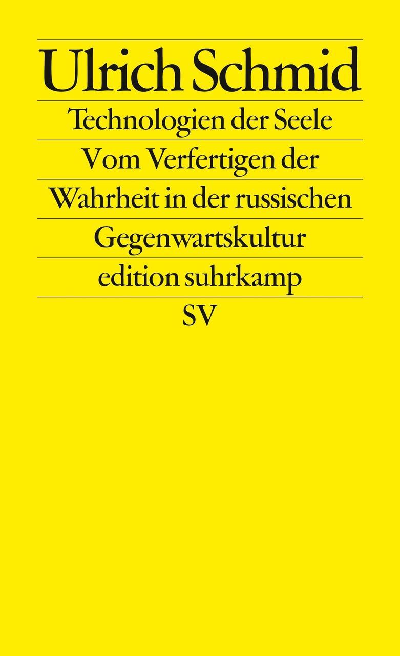 Thumbnail - Ulrich Schmid / Technologien Der Seele / 9783518127025