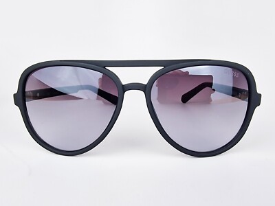 Guess Men's Aviators Sunglasses GF0150-02C-60 Matte Black Plastic Unisex NEW