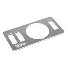 TA-Technix / Viair Druckanzeigen Halter / Rahmen alu geb&uuml;rstet