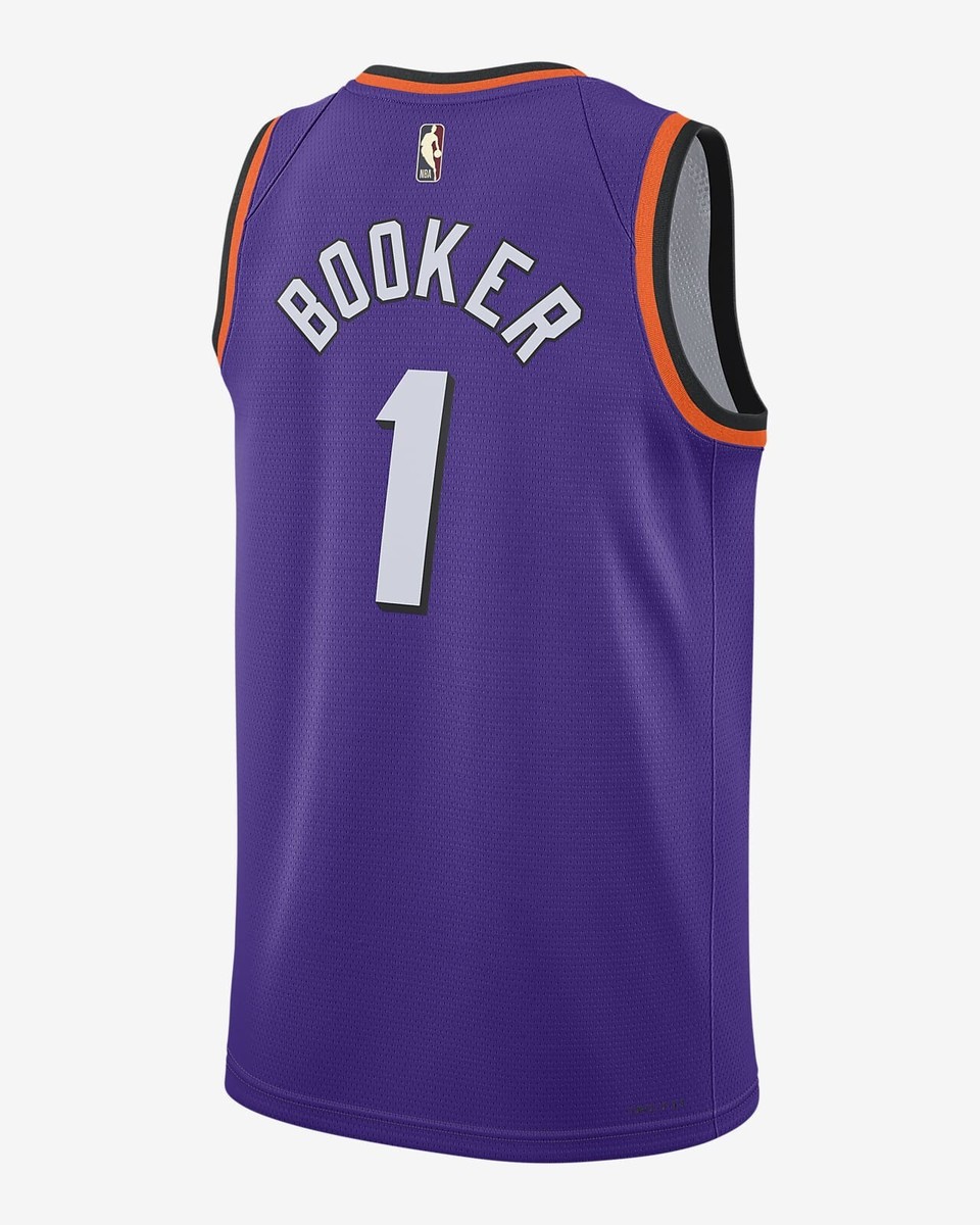 NIKE PHOENIX BOOKER ジャージ Unisex Nike Devin Booker White Phoenix Suns Swingman Jersey