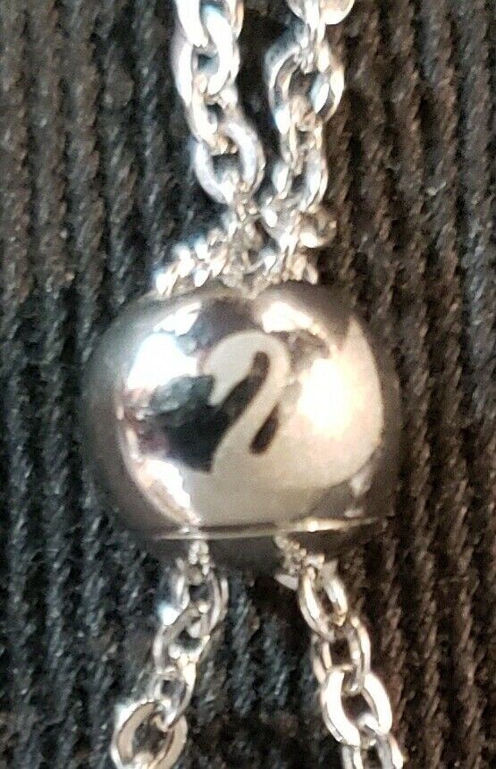 Swarovski Crystal Angelic Round Bracelet White Rhodium