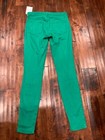 Rich & Skinny Bright Green Skinny Jeans, Size 26 — photo 2