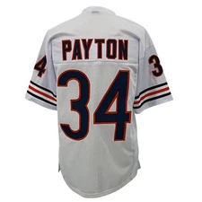 Walter Payton Jersey White Chicago | Unisex Adult Sizes S-5XL Unsigned Custom