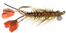 Fly Fishing Flies (Bass, Muskie, Pike, Trout) Fighting Craw Tan x 3