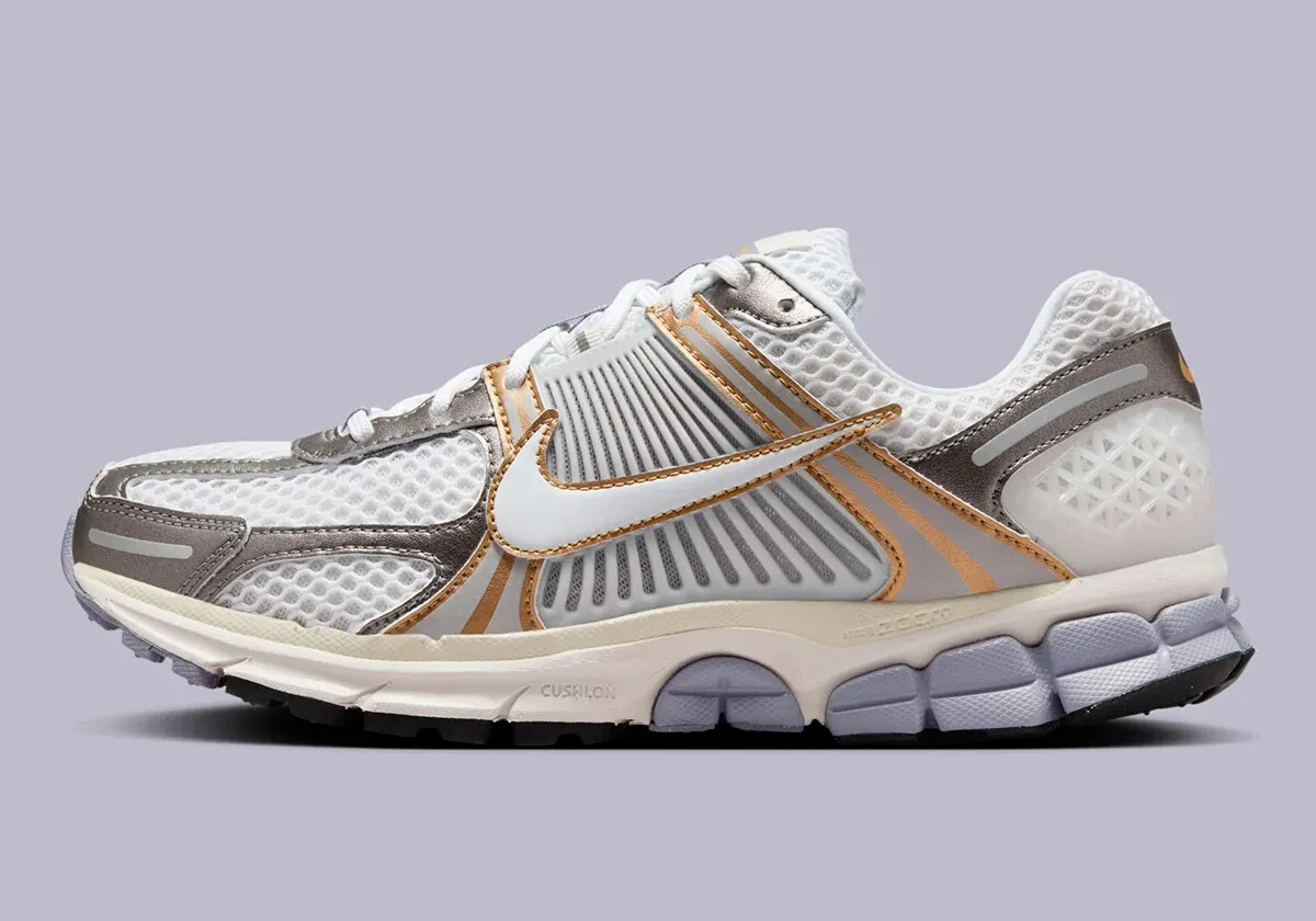 Nike Zoom Vomero 5 Shoes 'Platinum Tint Metallic Gold' HJ7247-099