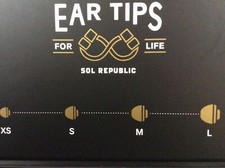 Sol Republic Ear Tips Large L Medium M Small S XS 2 Sets/4pcs Head Phone Covers