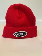 Knit Hat Red Punk Rockabilly Cap Sourpuss Clothing Co.
