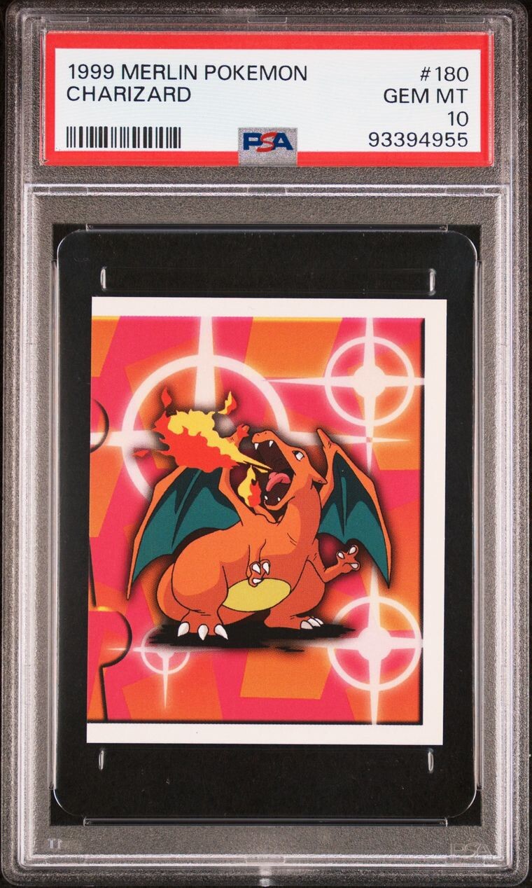 PSA Mint 10 Charizard #180 Merlin 1999 Pokémon