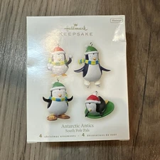Hallmark Keepsake Ornament Set Antarctic Antics South Pole Pals Miniature 2008