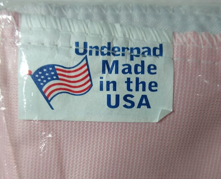 Incontinent Reusable Underpad New Made in the USA pink washable eBay