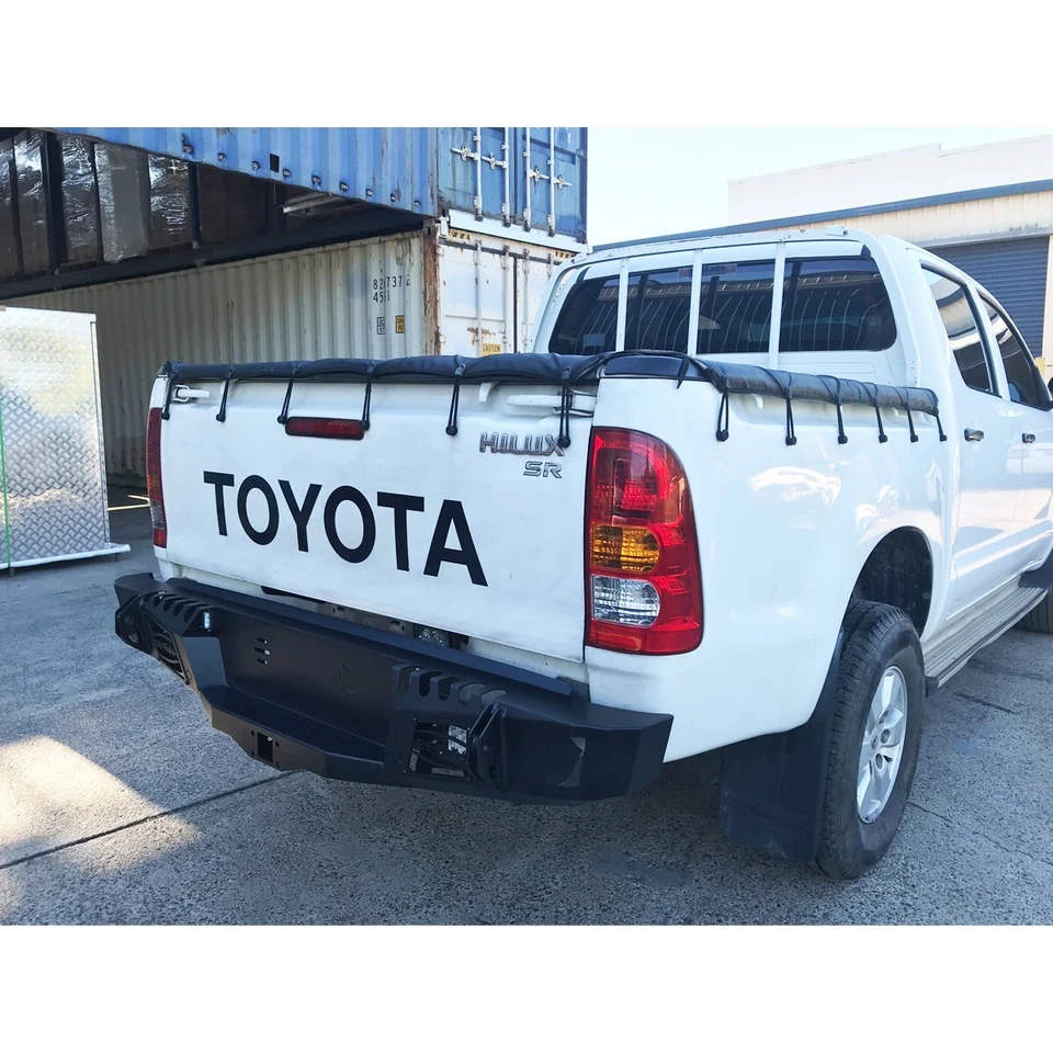 Rear Steel Bar Bumper Step Protection For Toyota Hilux N70 N80 2005-2023 4WD - image 4 of 4