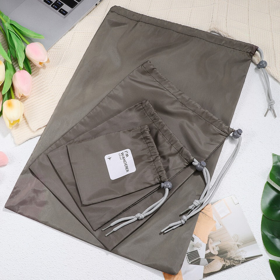 Layngo Cosmetic Bag Drawstring Storage Tote Bags Bulk Toiletry Travel