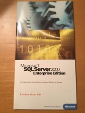 NEW Microsoft SQL Server 2000 Enterprise Edition Evaluation Edition Resource CD