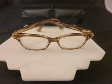 DITA Womens Eyeglasses Model Courante DRX-3001E-48 Golden Color w/ Roll Case