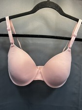 Warners This Is Not A Bra Full Coverage T Shirt Bra Lined Pink 34C Underwire