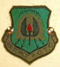 US Air Force ROTC AFROTC Subdued Patch Insignia Badge Crest 