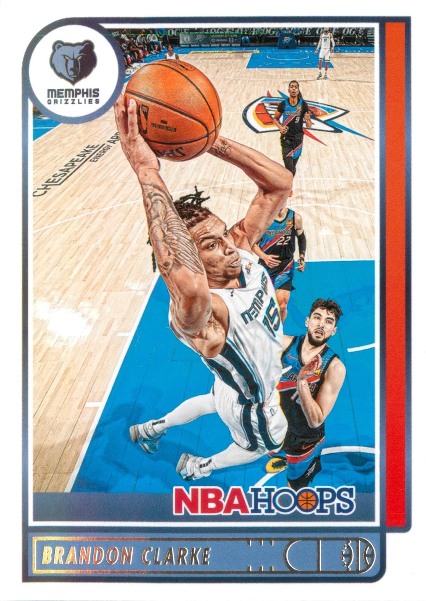 Brandon Clarke 2021-22 NBA Hoops Basketball Base Card #182 Memphis 