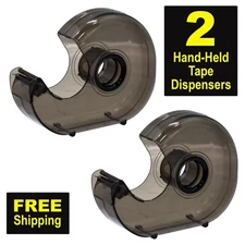 2 Each, Hand-Held Tape Dispensers For 1" Core Tapes