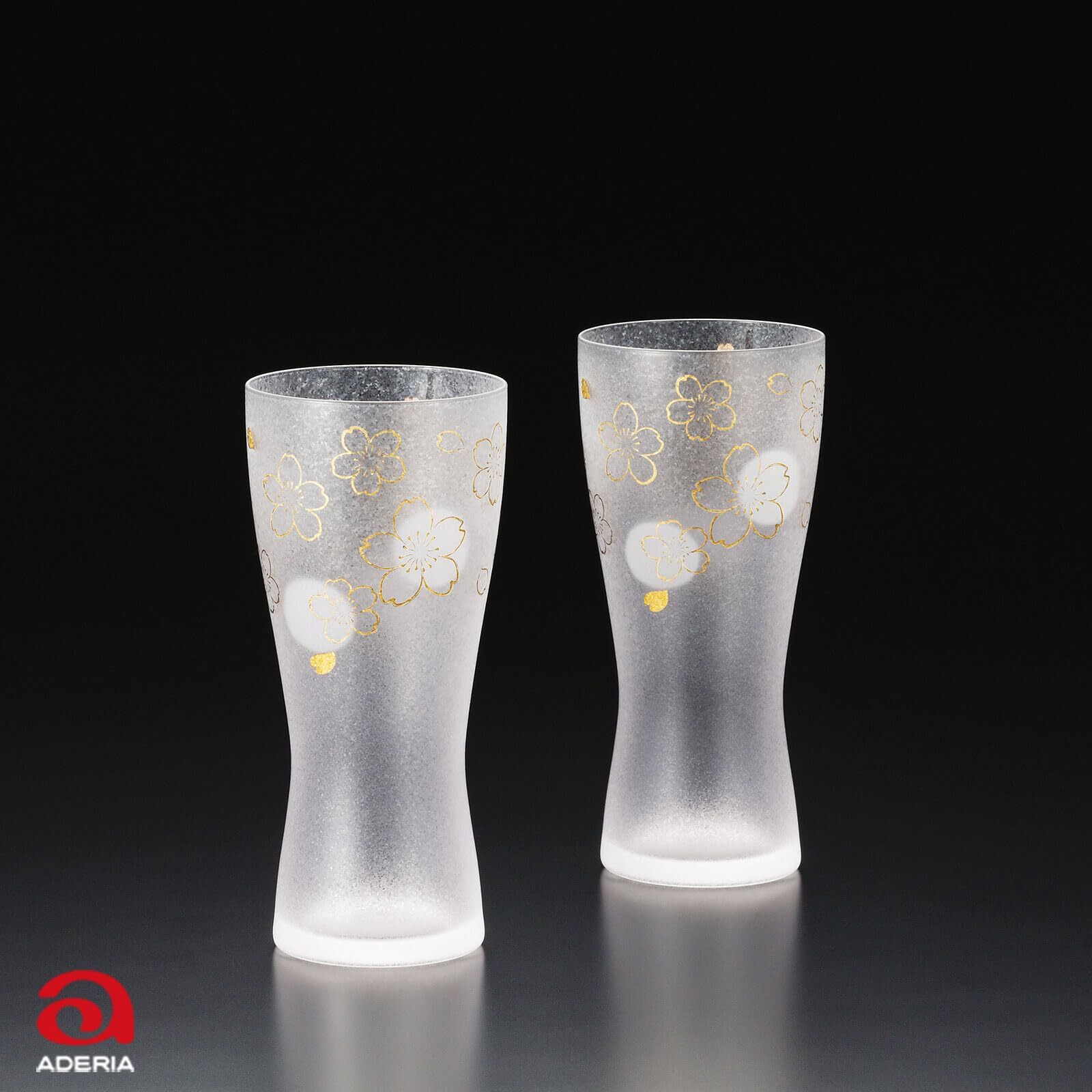 Aderia Beer Glass Pair Set 10.5 oz 310ml Premium Nippon Taste Gift Set