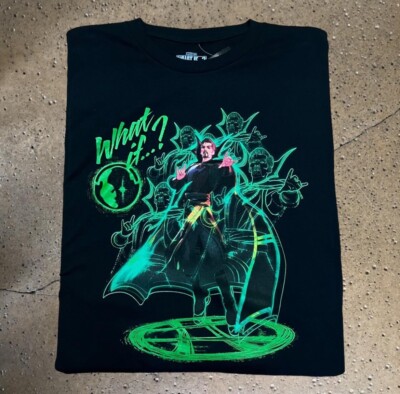 Marvel Dr. Strange Graphic T-Shirt Supreme Evil Black Sz XL NWT￼