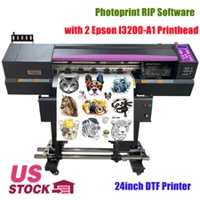 DTF Printer 24inch (60cm) Direct to Film Printer with 2 I3200-A1 Printheads