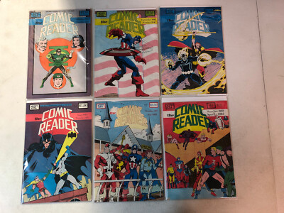The Comic Reader Lot (1982) #200-214 217 219 Set Menomonee Falls ...