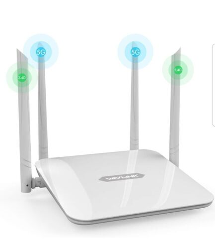 WAVLINK AC1200 DUAL-BAND GIGABIT WI-FI ROUTER AERIAL G2 [NEW OPEN BOX]  - Picture 1 of 6