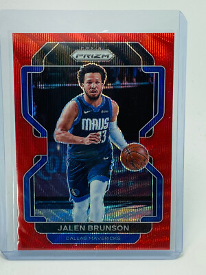 2021-22 Panini Prizm Jalen Brunson Ruby Wave #144 | eBay