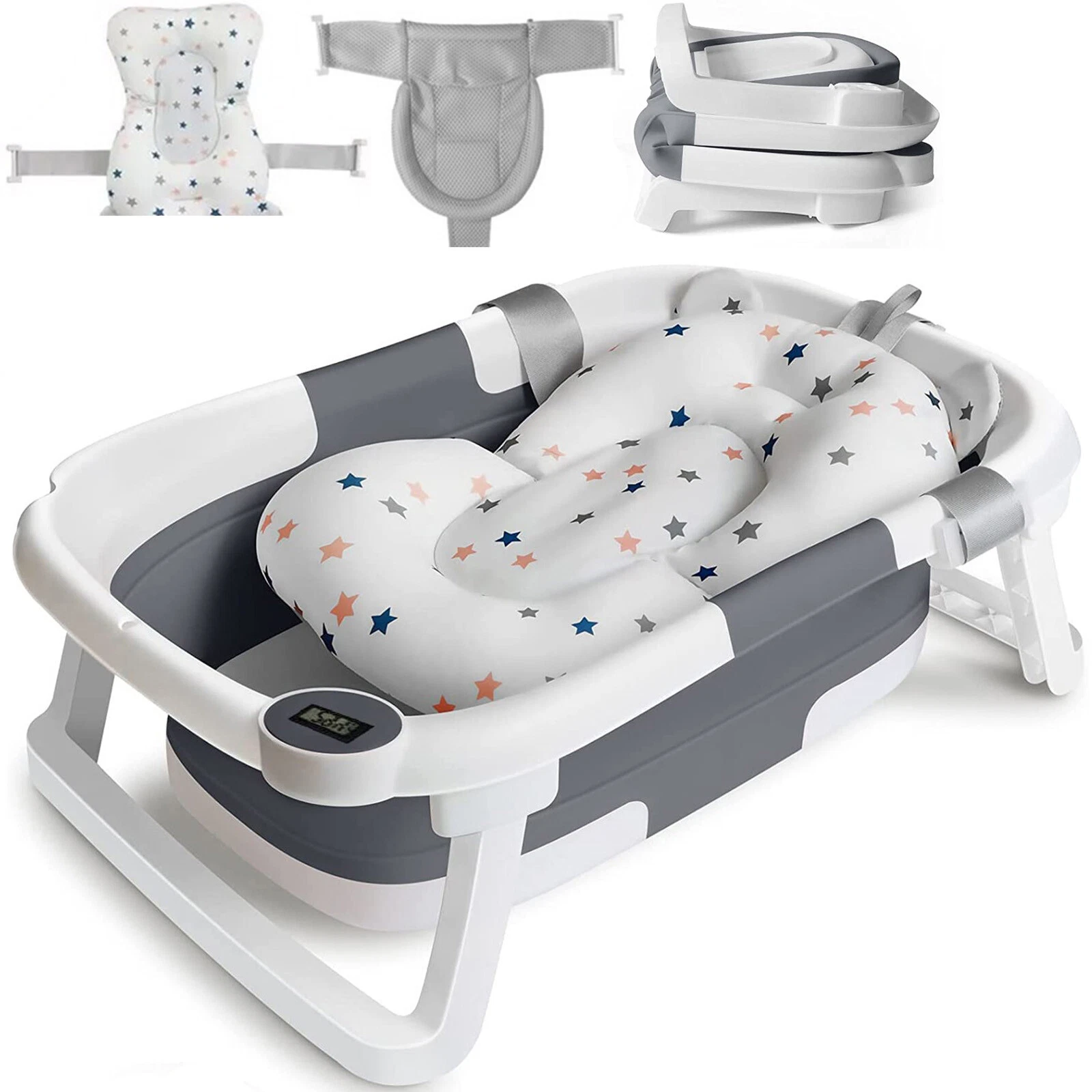 Foldable Infant Baby Bath Tub Newborn Saftey Portable Shower Bathtub 0-12M
Opens in a new window or