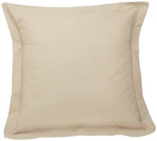  Poplin Tailored Pillow Sham, Euro, 26x26 inches 26" x 26" Mocha