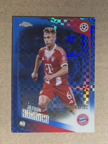 2026 Topps Chrome UEFA Joshua Kimmich FC Bayern München Blue /150 #55