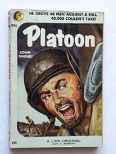 Adam Singer (David Karp) - Platoon - Lion Books 164 - 1953 - Paperback Original