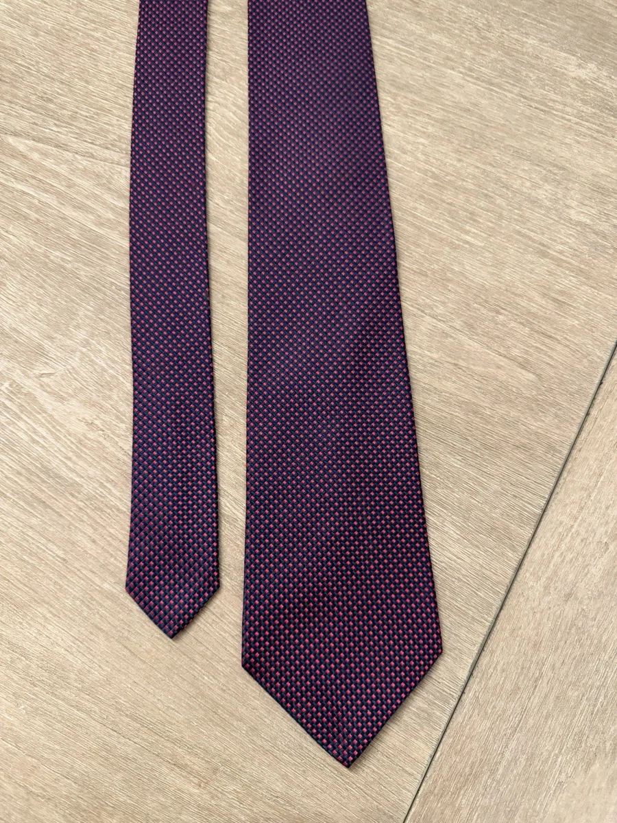 Cravate Paul Smith MAINLINE En Soie - Rayures Mauve Et Multicolores - Made In Italy - 8 Cm