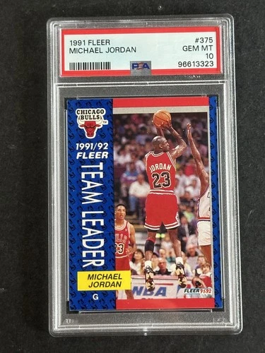 1991 Fleer #375 Michael Jordan PSA 10 Gem Mint