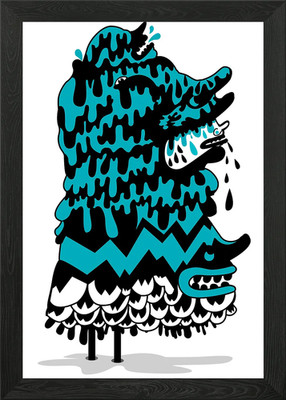 Illustration Vektor Urban gerahmtes Wandbild Poster Leinwanddruck Bild